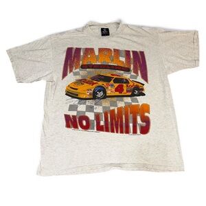 Vintage 1995 Marlin Sterling Kodak NASCAR Single Stitch Image Works Tee #4